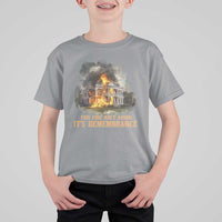 Juneteenth Ancestral Justice T Shirt For Kid This Fire Aint Arson It is Remembrance Black History - Wonder Print Shop