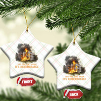 Juneteenth Ancestral Justice Ceramic Ornament This Fire Aint Arson It is Remembrance Black History - Wonder Print Shop