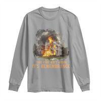 Juneteenth Ancestral Justice Long Sleeve Shirt This Fire Aint Arson It is Remembrance Black History - Wonder Print Shop
