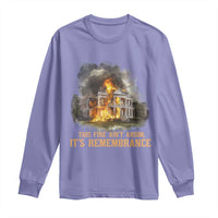 Juneteenth Ancestral Justice Long Sleeve Shirt This Fire Aint Arson It is Remembrance Black History - Wonder Print Shop