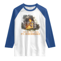 Juneteenth Ancestral Justice Raglan Shirt This Fire Aint Arson It is Remembrance Black History - Wonder Print Shop