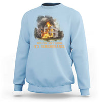 Juneteenth Ancestral Justice Sweatshirt This Fire Aint Arson It is Remembrance Black History - Wonder Print Shop