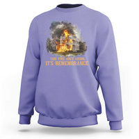Juneteenth Ancestral Justice Sweatshirt This Fire Aint Arson It is Remembrance Black History - Wonder Print Shop