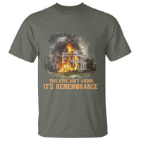 Juneteenth Ancestral Justice T Shirt This Fire Aint Arson It is Remembrance Black History - Wonder Print Shop