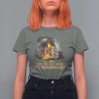 Juneteenth Ancestral Justice T Shirt For Women This Fire Aint Arson It is Remembrance Black History - Wonder Print Shop