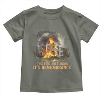 Juneteenth Ancestral Justice Toddler T Shirt This Fire Aint Arson It is Remembrance Black History - Wonder Print Shop