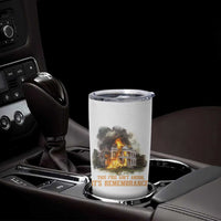 Juneteenth Ancestral Justice Tumbler Cup This Fire Aint Arson It is Remembrance Black History - Wonder Print Shop