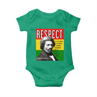 Respect Frederick Douglass Baby Onesie It Is Easier To Build Strong Children Empowerment - Wonder Print Shop