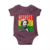 Respect Frederick Douglass Baby Onesie It Is Easier To Build Strong Children Empowerment - Wonder Print Shop
