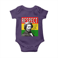 Respect Frederick Douglass Baby Onesie It Is Easier To Build Strong Children Empowerment - Wonder Print Shop