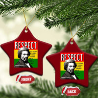 Respect Frederick Douglass Ceramic Ornament It Is Easier To Build Strong Children Empowerment - Wonder Print Shop