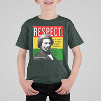 Respect Frederick Douglass T Shirt For Kid It Is Easier To Build Strong Children Empowerment - Wonder Print Shop