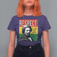 Respect Frederick Douglass T Shirt For Women It Is Easier To Build Strong Children Empowerment - Wonder Print Shop