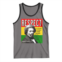 Respect Frederick Douglass Tank Top It Is Easier To Build Strong Children Empowerment - Wonder Print Shop