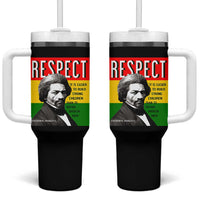 Respect Frederick Douglass Tumbler With Handle It Is Easier To Build Strong Children Empowerment - Wonder Print Shop