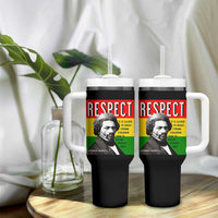 Respect Frederick Douglass Tumbler With Handle It Is Easier To Build Strong Children Empowerment - Wonder Print Shop