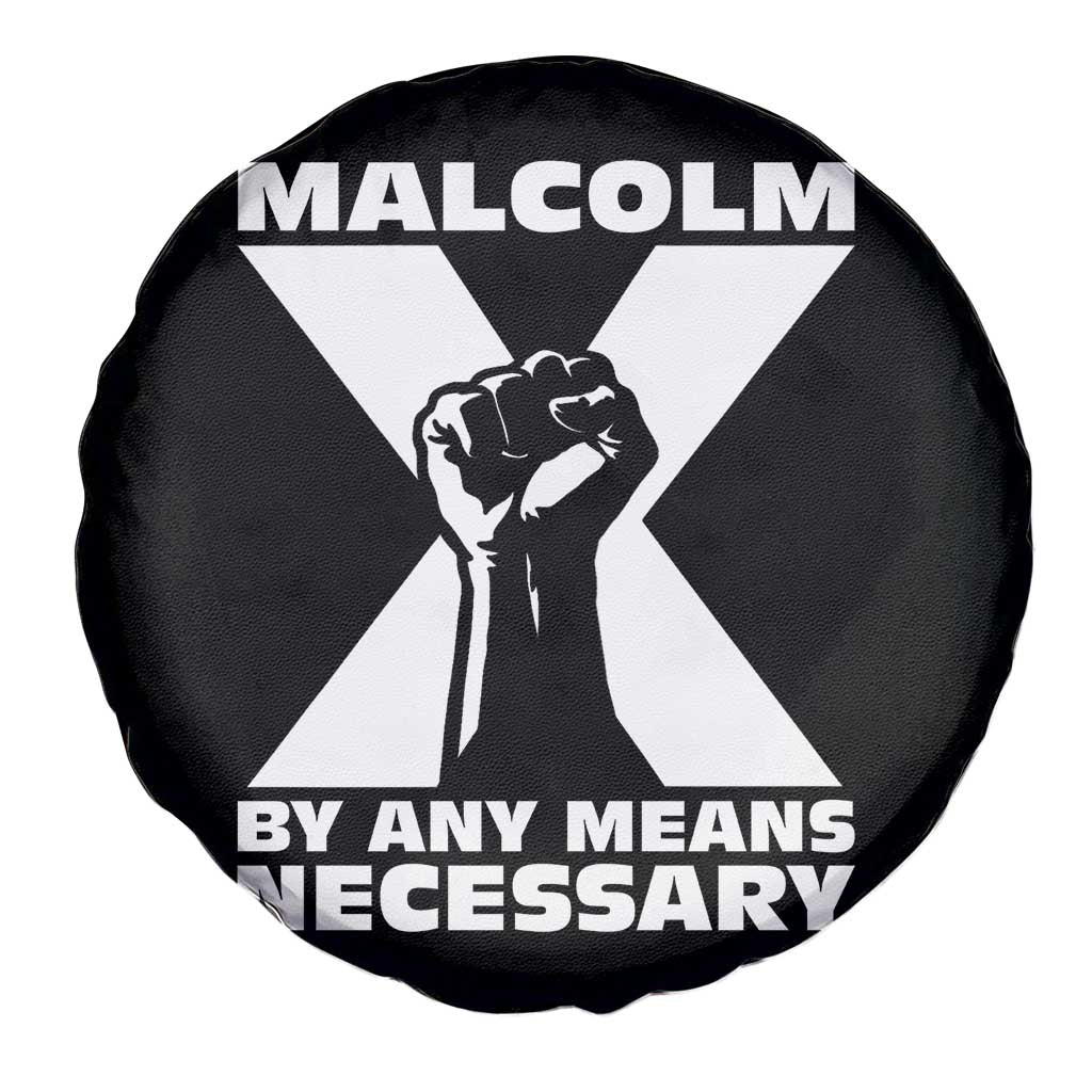 Malcolm X Power Fist Spare Tire Cover Civil Rights Leader Pride Bold Statement - Wonder Print Shop