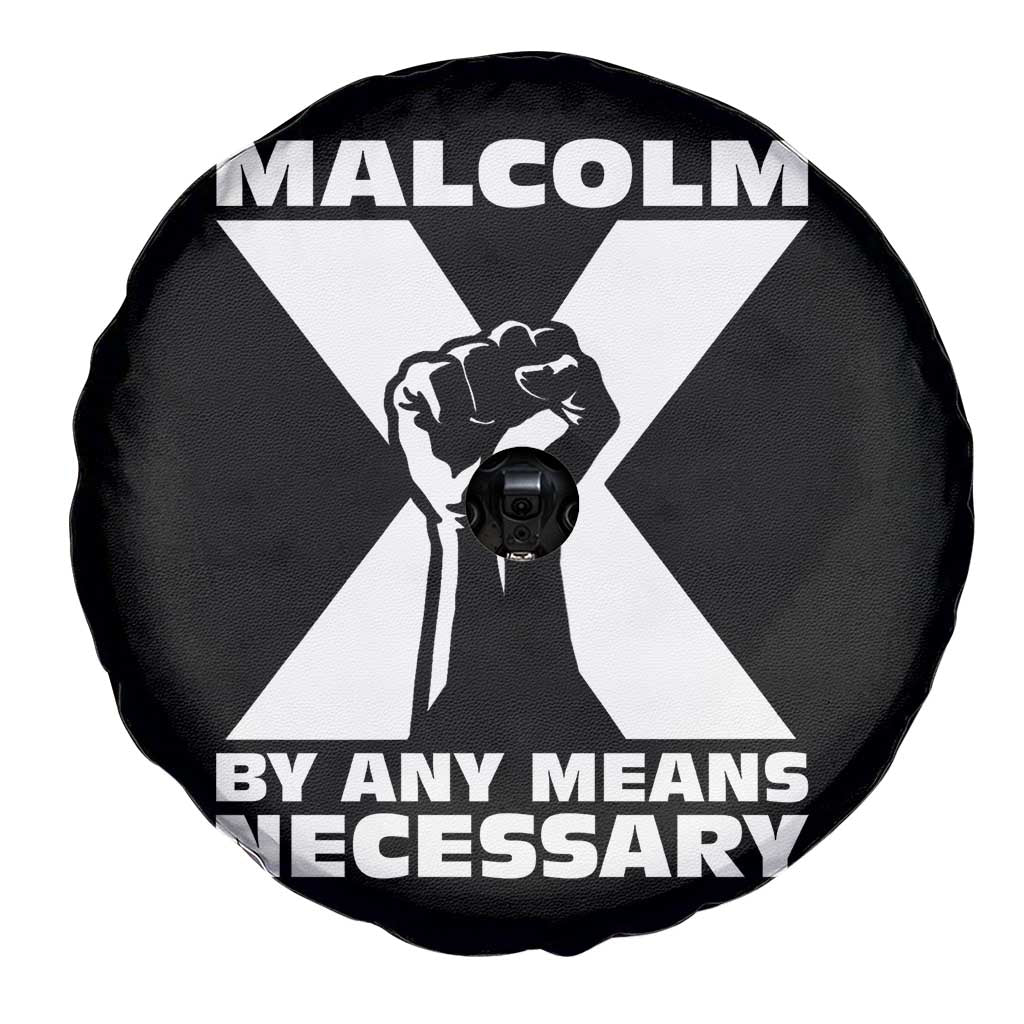 Malcolm X Power Fist Spare Tire Cover Civil Rights Leader Pride Bold Statement - Wonder Print Shop