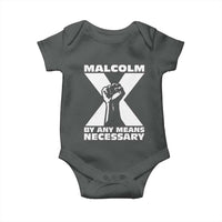 Malcolm X Power Fist Baby Onesie Civil Rights Leader Pride Bold Statement - Wonder Print Shop