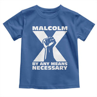 Malcolm X Power Fist Toddler T Shirt Civil Rights Leader Pride Bold Statement - Wonder Print Shop
