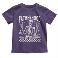 Rockin' Fatherhood Skeleton Toddler T Shirt Funny Dad Life Quote Gift for Father’s Day - Wonder Print Shop