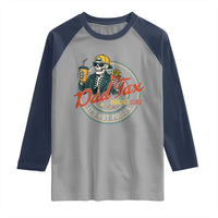 Funny Dad Tax Skeleton Raglan Shirt Making Sure It’s Not Poison Retro Food Humor Fathers Day Gift - Wonder Print Shop