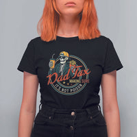Funny Dad Tax Skeleton T Shirt For Women Making Sure It’s Not Poison Retro Food Humor Fathers Day Gift - Wonder Print Shop