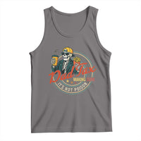 Funny Dad Tax Skeleton Tank Top Making Sure It’s Not Poison Retro Food Humor Fathers Day Gift - Wonder Print Shop