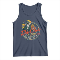 Funny Dad Tax Skeleton Tank Top Making Sure It’s Not Poison Retro Food Humor Fathers Day Gift - Wonder Print Shop
