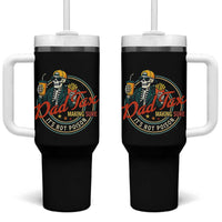 Funny Dad Tax Skeleton Tumbler With Handle Making Sure It’s Not Poison Retro Food Humor Fathers Day Gift - Wonder Print Shop