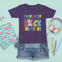 3rd Grade T Shirt For Kid I'm Ready To Rock Third Grade Student Back To School Unicorn - Wonder Print Shop