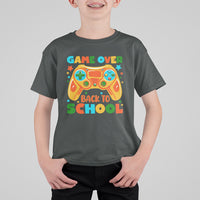 Game Over Back To School T Shirt For Kid Funny Game On Level Up Students - Wonder Print Shop