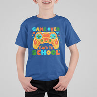 Game Over Back To School T Shirt For Kid Funny Game On Level Up Students - Wonder Print Shop
