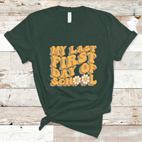 Senior 2024 T Shirt My Last First Day Of School Senior Class Of 2024 High School Groovy - Wonder Print Shop