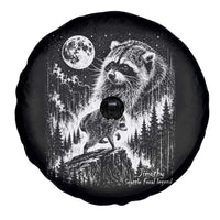 Jimothy Three Raccoon Moon Parody Wildlife Graphic Spare Tire Cover Vintage Seattle Feral Legend Trash Panda Meme