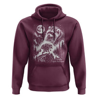 Jimothy Three Raccoon Moon Parody Wildlife Graphic Hoodie Vintage Seattle Feral Legend Trash Panda Meme