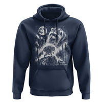 Jimothy Three Raccoon Moon Parody Wildlife Graphic Hoodie Vintage Seattle Feral Legend Trash Panda Meme