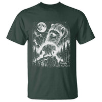Jimothy Three Raccoon Moon Parody Wildlife Graphic T Shirt Vintage Seattle Feral Legend Trash Panda Meme