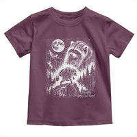 Jimothy Three Raccoon Moon Parody Wildlife Graphic Toddler T Shirt Vintage Seattle Feral Legend Trash Panda Meme