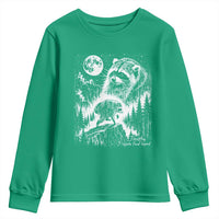 Jimothy Three Raccoon Moon Parody Wildlife Graphic Youth Sweatshirt Vintage Seattle Feral Legend Trash Panda Meme