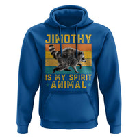 Jimothy Is My Spirit Animal Seattle Raccoon Lover Hoodie Retro Sunset Viral Ballard Trash Panda Graphic