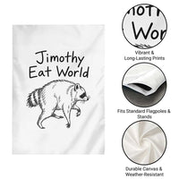 Jimothy Eat World Funny Music Parody Garden Flag Viral Seattle Raccoon Trash Panda Meme