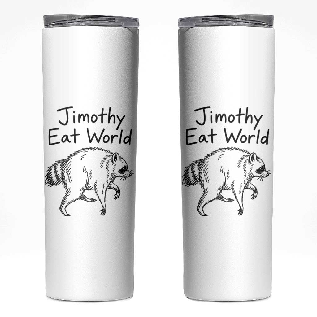 Jimothy Eat World Funny Music Parody Skinny Tumbler Viral Seattle Raccoon Trash Panda Meme