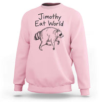 Jimothy Eat World Funny Music Parody Sweatshirt Viral Seattle Raccoon Trash Panda Meme