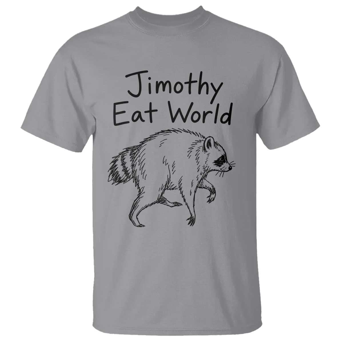 Jimothy Eat World Funny Music Parody T Shirt Viral Seattle Raccoon Trash Panda Meme