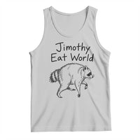 Jimothy Eat World Funny Music Parody Tank Top Viral Seattle Raccoon Trash Panda Meme