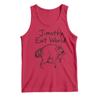 Jimothy Eat World Funny Music Parody Tank Top Viral Seattle Raccoon Trash Panda Meme