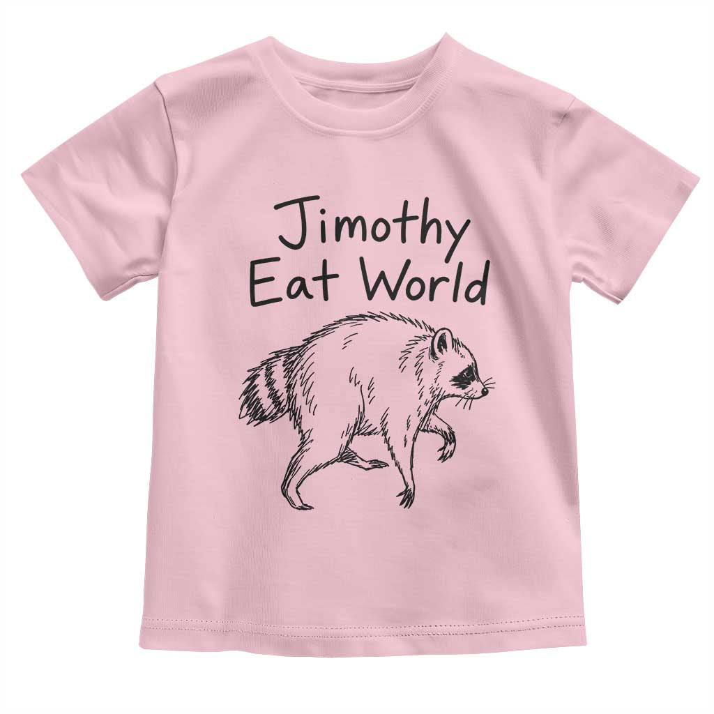 Jimothy Eat World Funny Music Parody Toddler T Shirt Viral Seattle Raccoon Trash Panda Meme