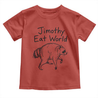 Jimothy Eat World Funny Music Parody Toddler T Shirt Viral Seattle Raccoon Trash Panda Meme
