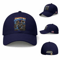 Jimothy the Raccoon Vintage 90s Bootleg Lightning Graphic Baseball Cap Viral Seattle Trash Panda